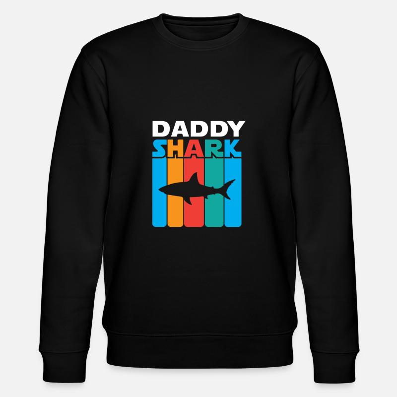 Papa requin - Sweat bio CHANGER Stanley/Stella Unisexe - noir