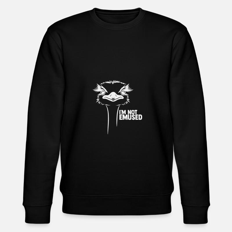 emu - Stanley/Stella CHANGER Unisex Organic Sweatshirt - black