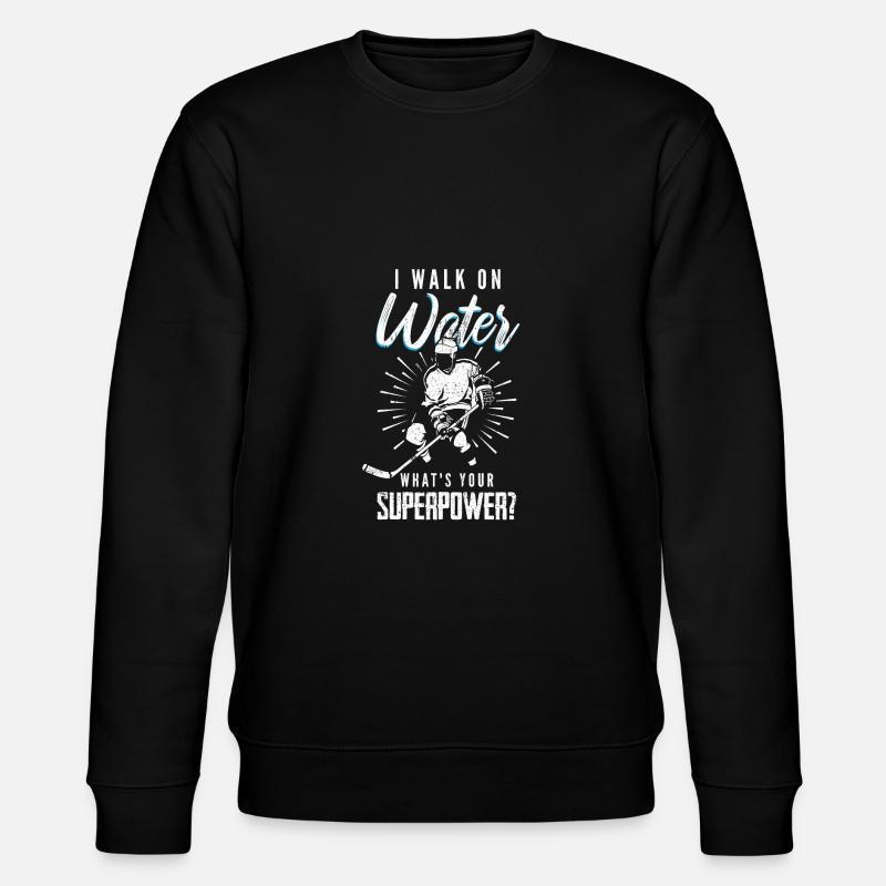 Eishockey - Stanley/Stella Unisex Bio-Sweatshirt CHANGER  - Schwarz