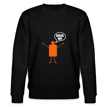 Witziges Krankenschwester Krankenpfleger Geschenk - Stanley/Stella Unisex Bio-Sweatshirt CHANGER  - Schwarz - Vorne - Nik (191cm) & Marisol (170cm)