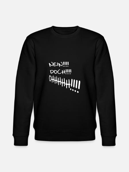 No, ohhh from Louis de funes a movie quote - Stanley/Stella CHANGER Unisex Organic Sweatshirt - black