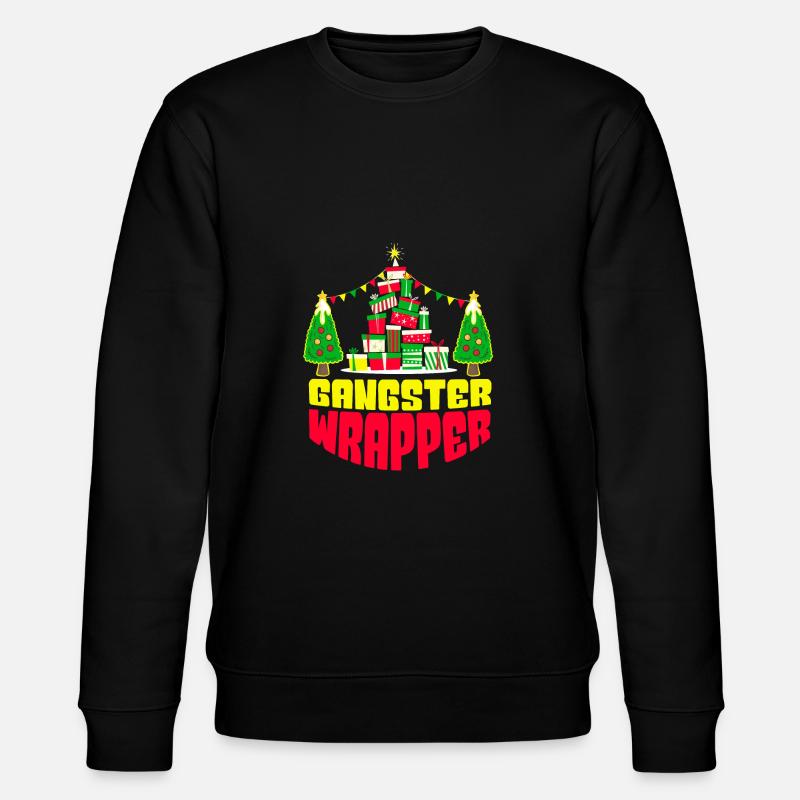 Gangster Wrapper - Stanley/Stella Unisex Bio-Sweatshirt CHANGER  - Schwarz