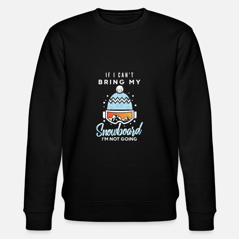 snowboard - Sweat bio CHANGER Stanley/Stella Unisexe - noir