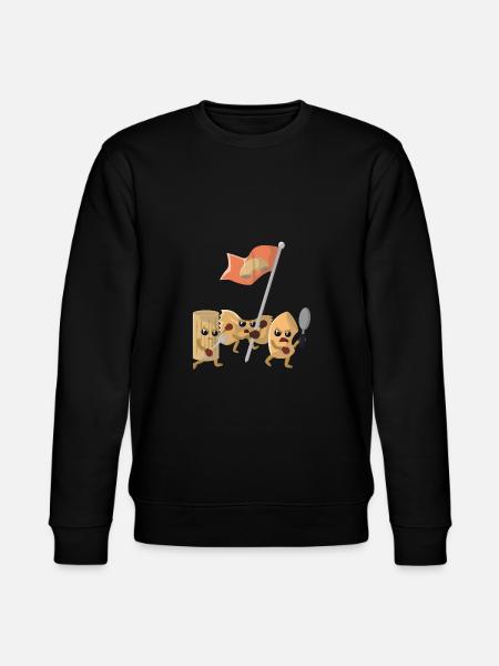Pasta pasta revolution - Stanley/Stella CHANGER Unisex Organic Sweatshirt - black