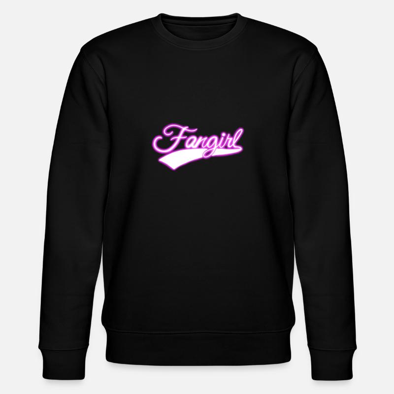 Fangirl - Stanley/Stella Unisex Bio-Sweatshirt CHANGER  - Schwarz
