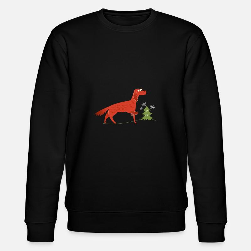 Idée Cadeau Setter Irlandais - Sweat bio CHANGER Stanley/Stella Unisexe - noir