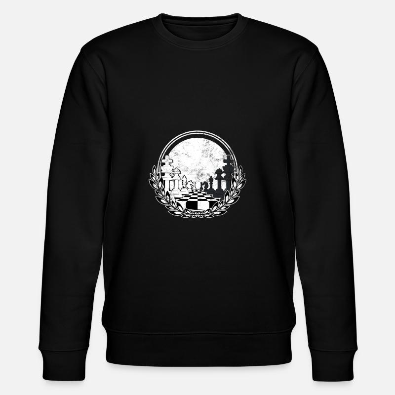 schach - Stanley/Stella Unisex Bio-Sweatshirt CHANGER  - Schwarz