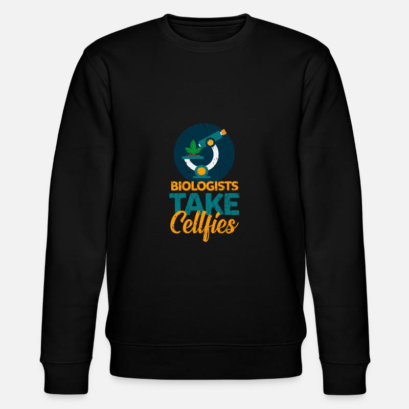 CellFies Biologe - Stanley/Stella Unisex Bio-Sweatshirt CHANGER - Schwarz