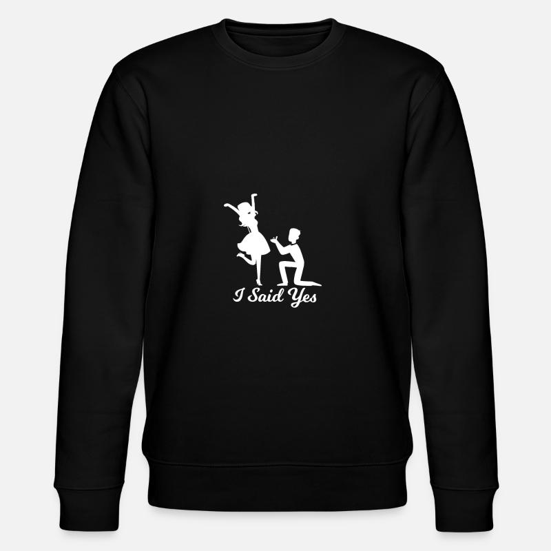 wedding - Stanley/Stella CHANGER Unisex Organic Sweatshirt - black