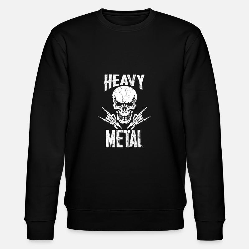 Skelett Rock - Stanley/Stella Unisex Bio-Sweatshirt CHANGER  - Schwarz