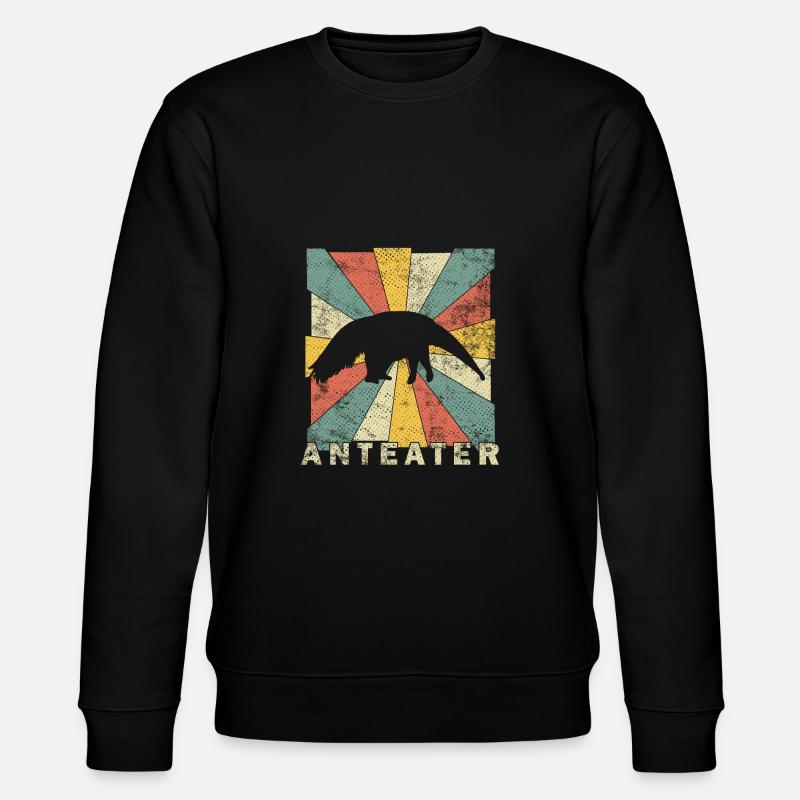 ameisenbär - Stanley/Stella Unisex Bio-Sweatshirt CHANGER  - Schwarz