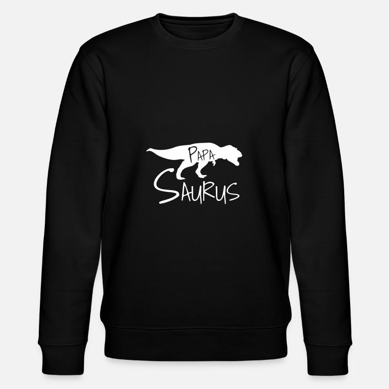 papasaurus - Sweat bio CHANGER Stanley/Stella Unisexe - noir