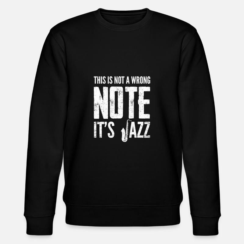 Jazznote - Stanley/Stella Unisex Bio-Sweatshirt CHANGER  - Schwarz