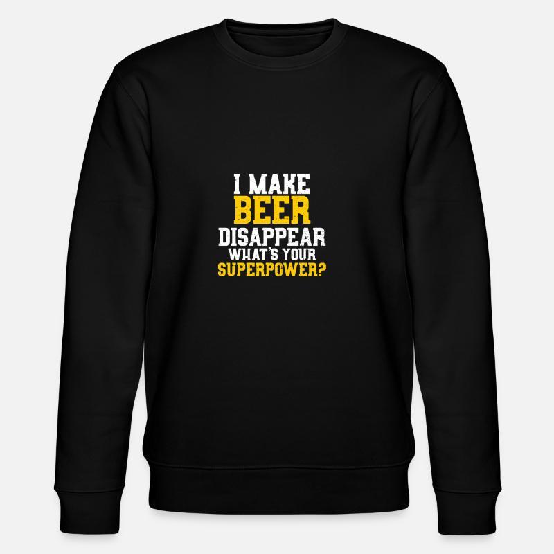 Bier - Stanley/Stella Unisex Bio-Sweatshirt CHANGER  - Schwarz