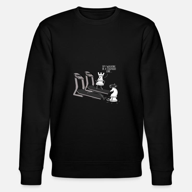 chess treadmill - Stanley/Stella Unisex Bio-Sweatshirt CHANGER  - Schwarz