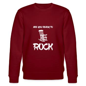 musique rock - Sweat bio CHANGER Stanley/Stella Unisexe - bordeaux - Devant - Nik (191cm) & Marisol (170cm)