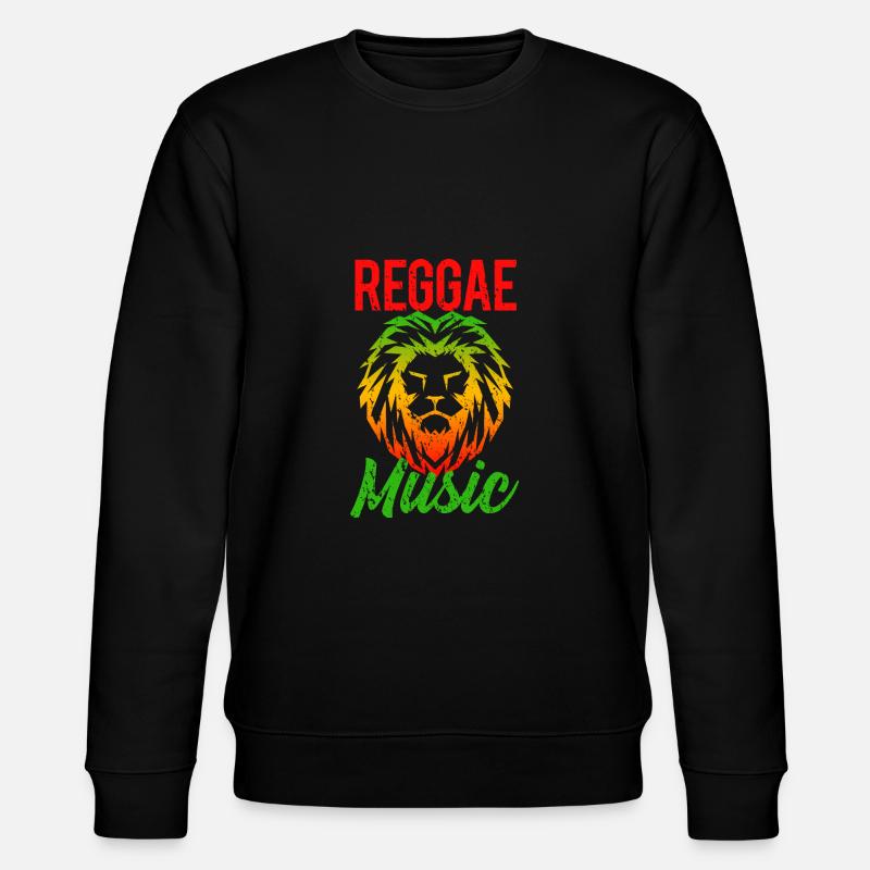 Reggae Musik - Stanley/Stella Unisex Bio-Sweatshirt CHANGER  - Schwarz