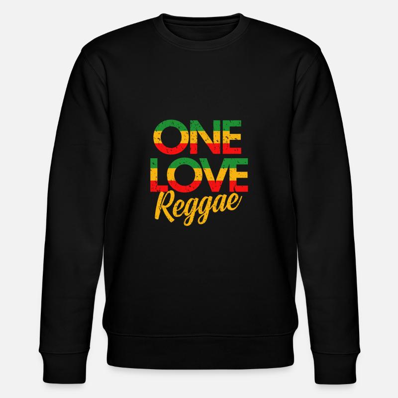 Reggae music lovers - Stanley/Stella CHANGER Unisex Organic Sweatshirt - black