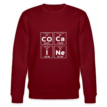 Éléments de cocaïne - Sweat bio CHANGER Stanley/Stella Unisexe - bordeaux - Devant - Nik (191cm) & Marisol (170cm)