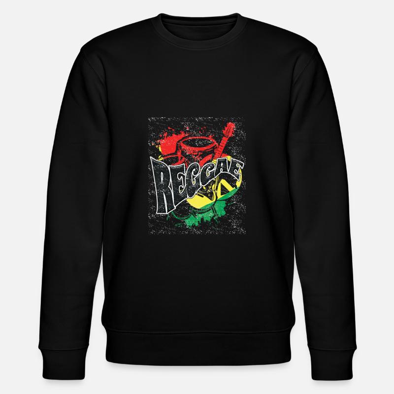 Reggae jamaïcain - Sweat bio CHANGER Stanley/Stella Unisexe - noir