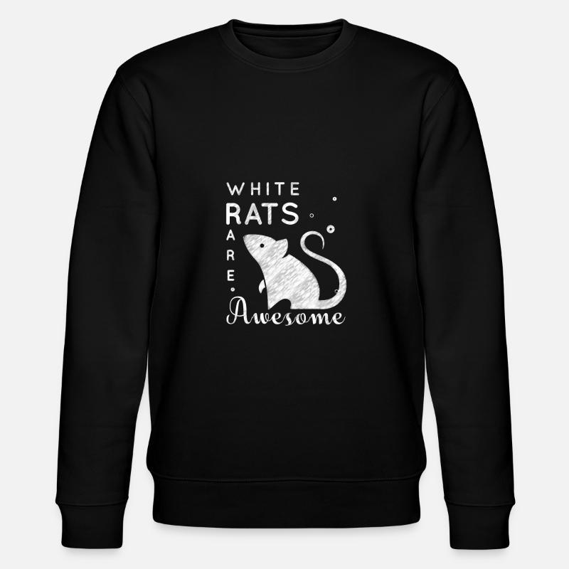 Souris blanches - Sweat bio CHANGER Stanley/Stella Unisexe - noir
