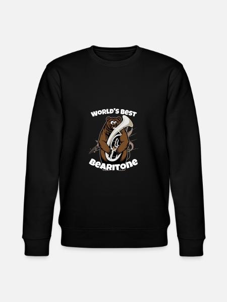 Lustiger Euphonium-Baritonentwurf Blaskapelle - Stanley/Stella Unisex Bio-Sweatshirt CHANGER  - Schwarz