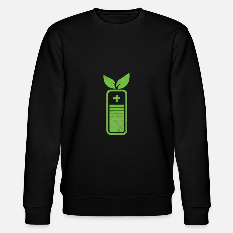 Énergie renouvelable Durabilité Électricité Batterie - Sweat bio CHANGER Stanley/Stella Unisexe - noir