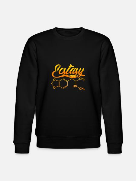 Ecstasy pill - Stanley/Stella CHANGER Unisex Organic Sweatshirt - black