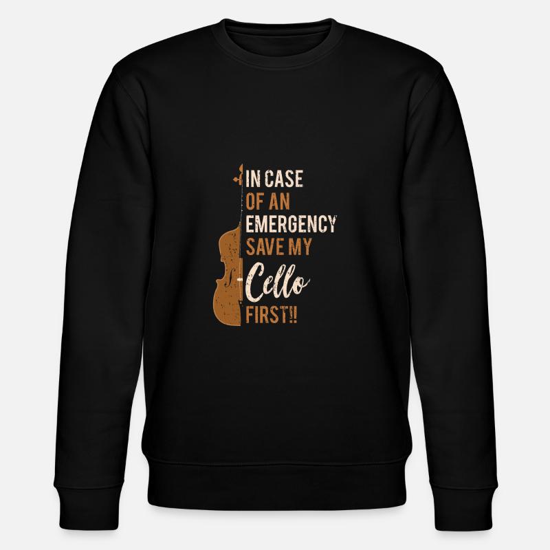 Sauvegarder instrument violoncelle - Sweat bio CHANGER Stanley/Stella Unisexe - noir