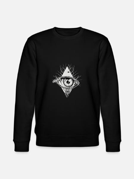Eye - Stanley/Stella CHANGER Unisex Organic Sweatshirt - black