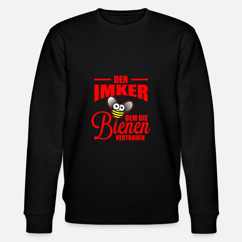Imker - Stanley/Stella Unisex Bio-Sweatshirt CHANGER  - Schwarz