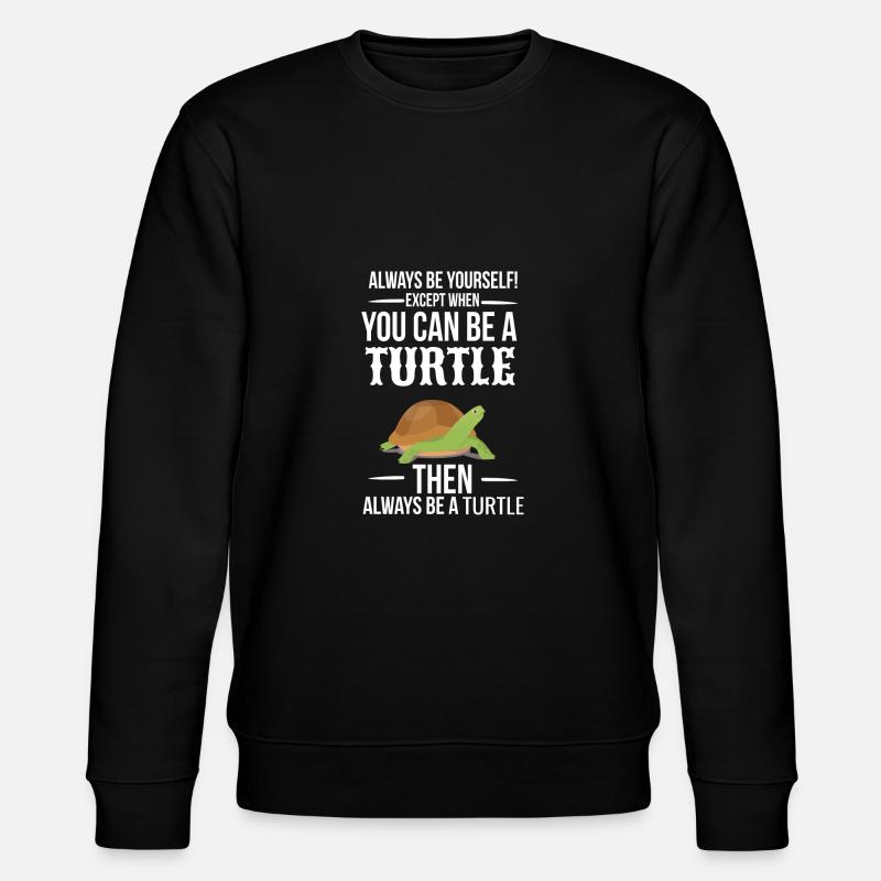 turtle - Stanley/Stella CHANGER Unisex Organic Sweatshirt - black