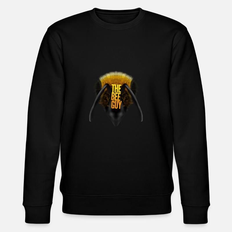 The Bee Guy - Stanley/Stella Unisex Bio-Sweatshirt CHANGER  - Schwarz