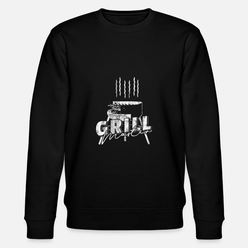 BBQ Grill Master - Stanley/Stella CHANGER Unisex Organic Sweatshirt - black