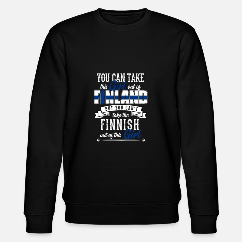 Finlande - Sweat bio CHANGER Stanley/Stella Unisexe - noir