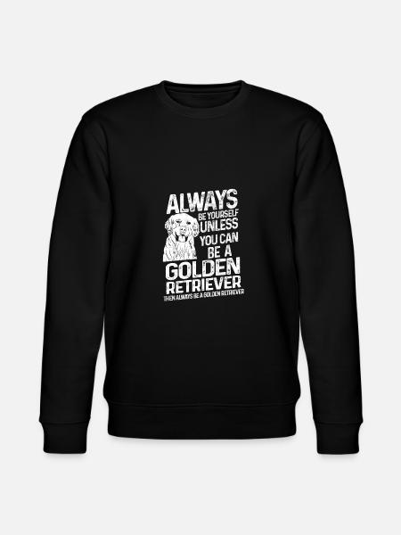 Golden retriever - Stanley/Stella CHANGER Unisex Organic Sweatshirt - black