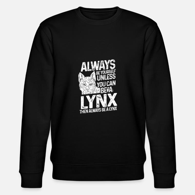 Lynx animal - Sweat bio CHANGER Stanley/Stella Unisexe - noir