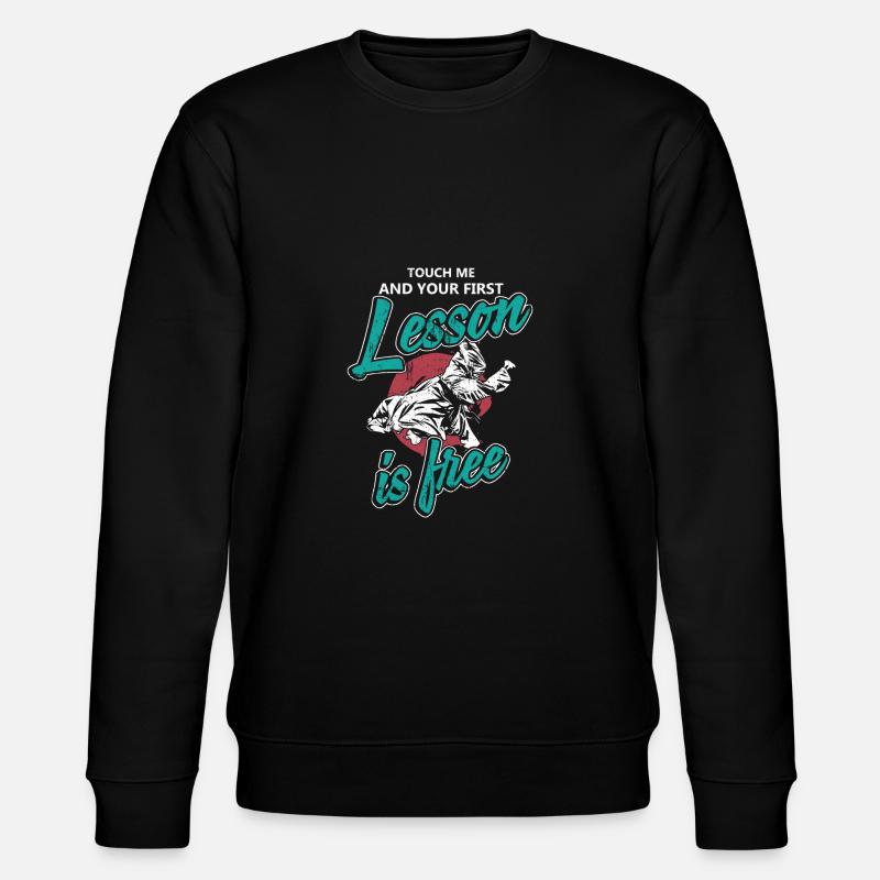 Judo Kampfstunde - Stanley/Stella Unisex Bio-Sweatshirt CHANGER - Schwarz