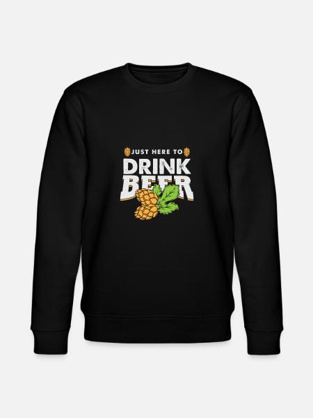 Drinking beer Drinking alcohol - Stanley/Stella CHANGER Unisex Organic Sweatshirt - black