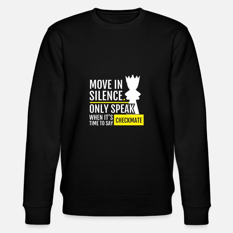 Move In Silence - Stanley/Stella CHANGER Unisex Organic Sweatshirt - black