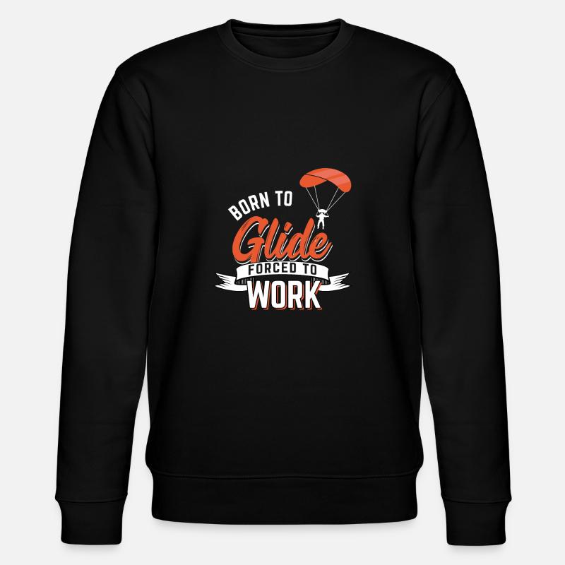 paragliding - Stanley/Stella CHANGER Unisex Organic Sweatshirt - black