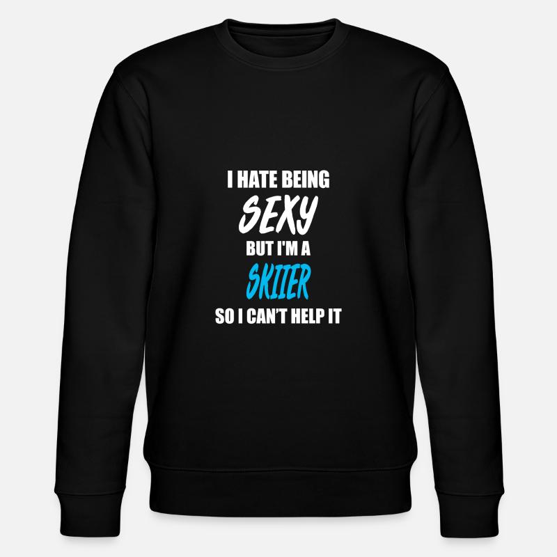 Ski skiing - Stanley/Stella CHANGER Unisex Organic Sweatshirt - black