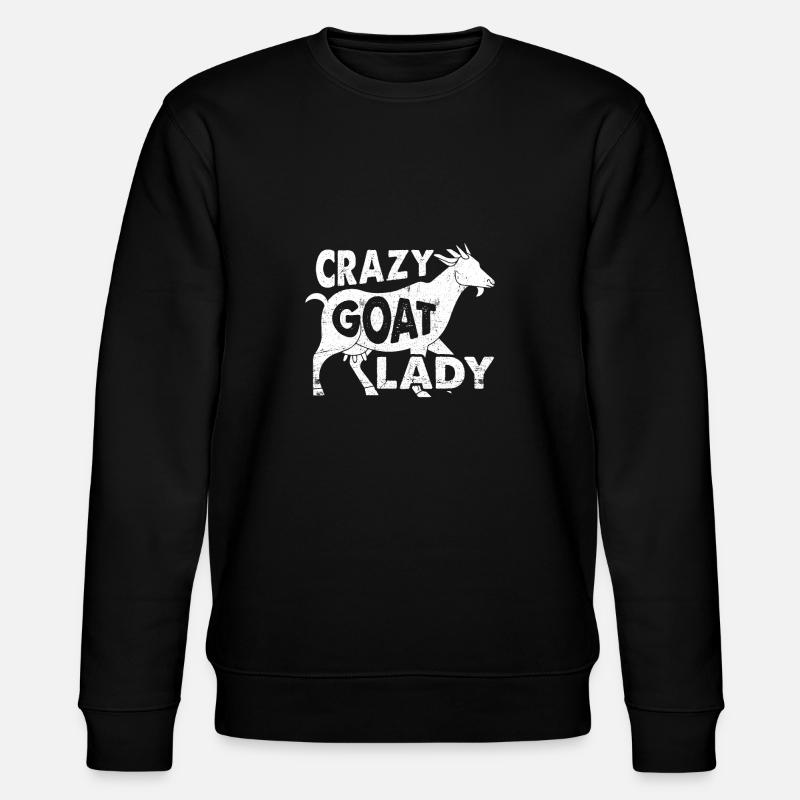 Éleveuse de chèvre - Sweat bio CHANGER Stanley/Stella Unisexe - noir