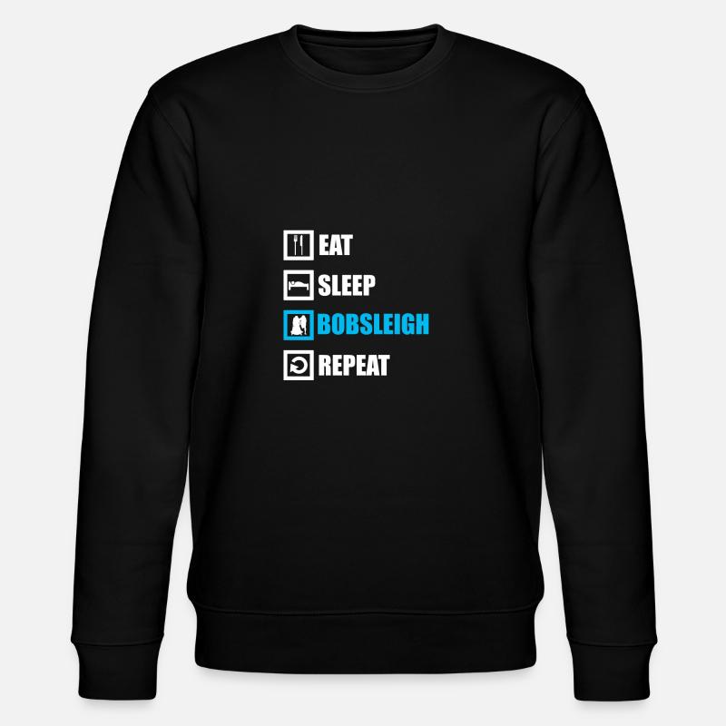Bobsleigh Bobsleigh - Stanley/Stella CHANGER Unisex Organic Sweatshirt - black