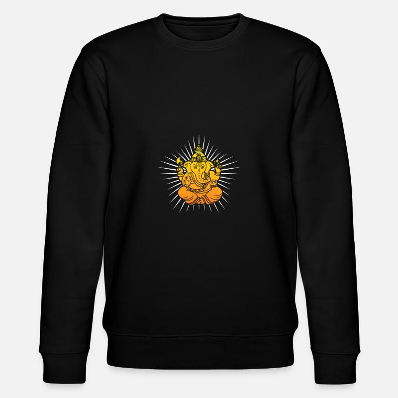 Ganesha - Stanley/Stella Unisex Bio-Sweatshirt CHANGER  - Schwarz