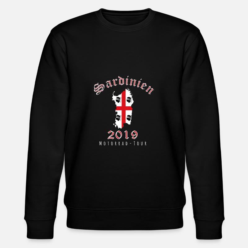 Motorcycle tour Sardinia - Stanley/Stella CHANGER Unisex Organic Sweatshirt - black