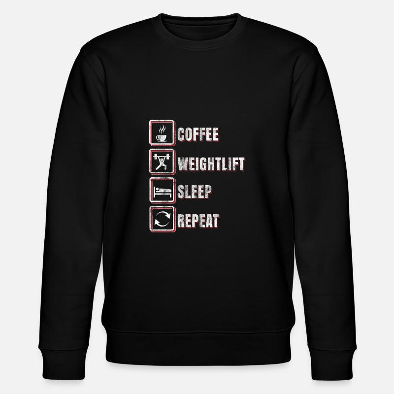 Haltérophilie routine sportive - Sweat bio CHANGER Stanley/Stella Unisexe - noir