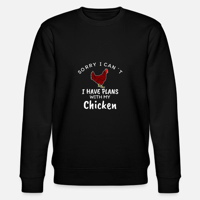 chicken - Stanley/Stella CHANGER Unisex Organic Sweatshirt - black