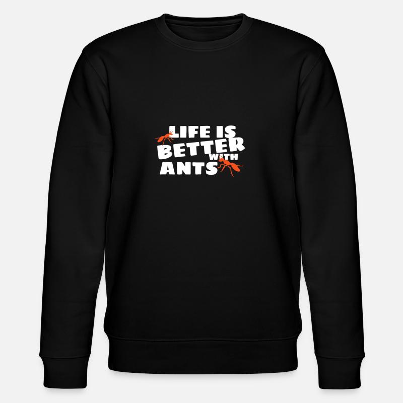 fourmi - Sweat bio CHANGER Stanley/Stella Unisexe - noir