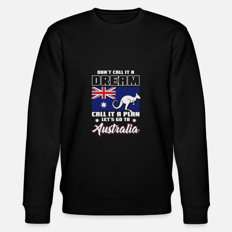 Australien Dream Country - Stanley/Stella Unisex Bio-Sweatshirt CHANGER  - Schwarz